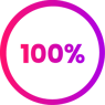100%